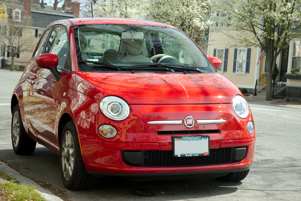 Fiat 500 en occasion — vue avant