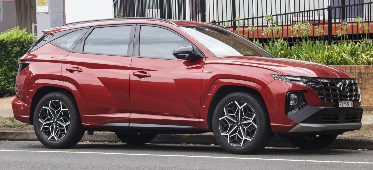 Hyundai Tucson NX4 en occasion — vue avant