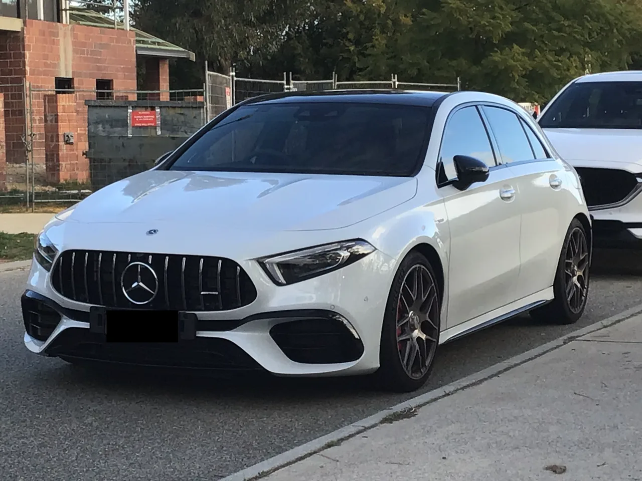 Mercedes Classe A AMG en occasion — vue trois-quarts avant