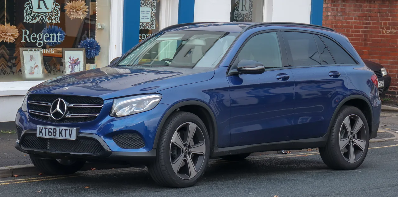 Mercedes GLC X253 en occasion — vue trois-quarts avant