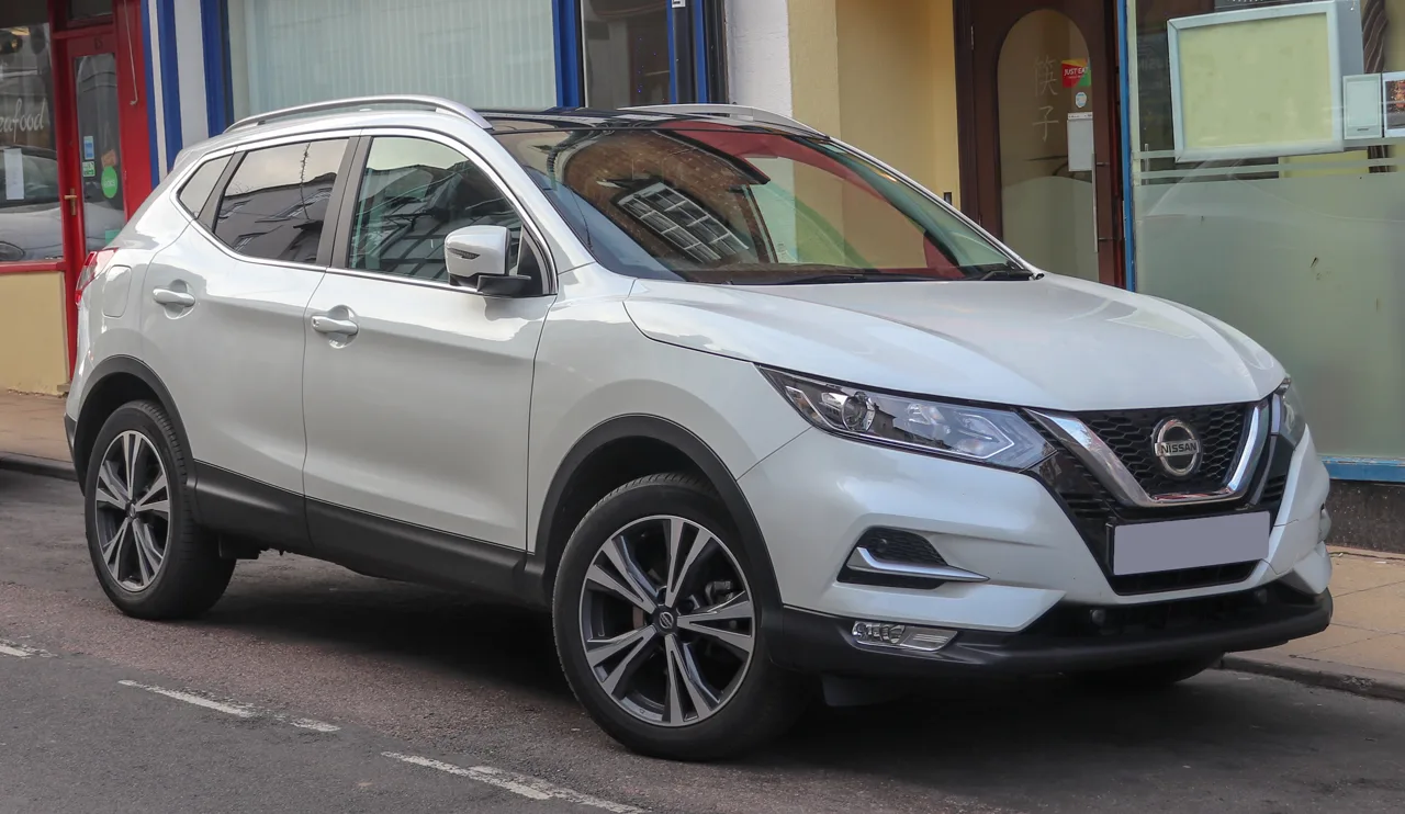 Nissan Qashqai en occasion — vue trois-quarts avant
